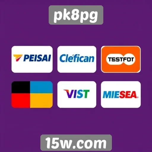 Métodos de pagamento disponíveis no pk8pg